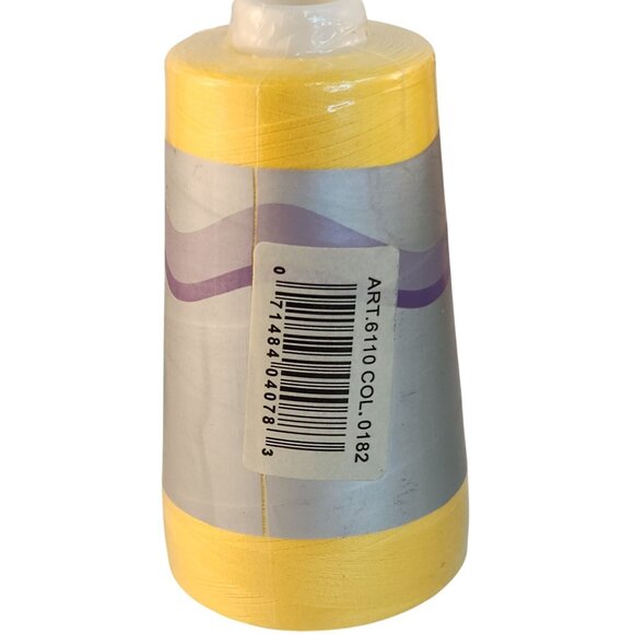 Coats SureLock Overlock Machine Thread 4-Pack 3000 Yards Each Orange Blue Yellow - Picture 8 of 10